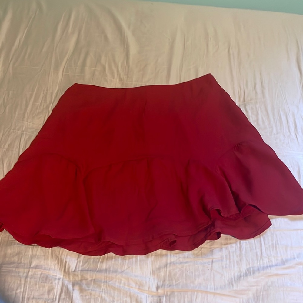Francesca’s Mi ami red skirt